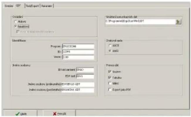 Design GIF TestExport Parameter Outflow Adobe Estations Test Data Validation DataFlow Program: 01.003046 ID: 12911 Vector: 0.00 Zrupo data ASCE ASCI Zrupo output ID test metric: <50> EDP test: EDVI Zrupo outputs (primarily) ED+EB+GO-CDT Zrupo outputs (postonly) EK+SODAT-CDT Primo data Source Tablice Matic Export plus PDF OK Cancel