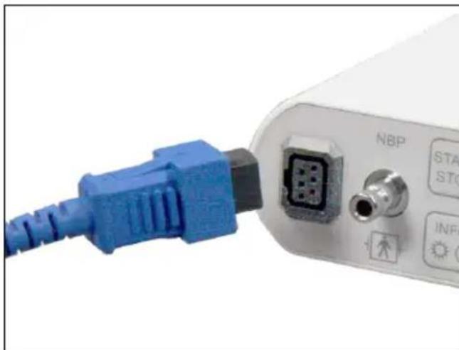 Ergoline Ergoscan - ANSLUTA SPO2-SENSORN TILL REGISTRERINGS-ENHETEN - 1