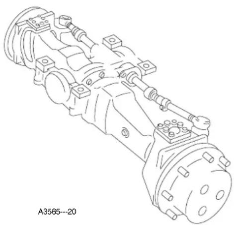 Valtra A72 - C4.5. Drivandeframaxel - 1