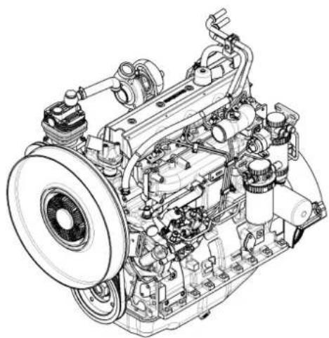 Valtra A82 - C3. Motor - 1