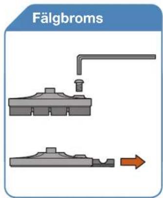 Nishiki City 307 - Fälgbroms - 1