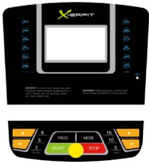 Exerfit 400 Pro Runner - 1,1. SKÄRMVISNING - 1