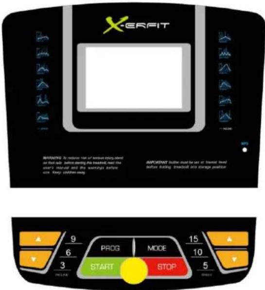Exerfit 2500 Interval - SKÄRM - 1