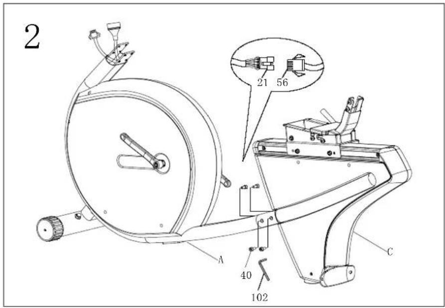 Exerfit 4000 Pro Rec - Steg 2 - 1