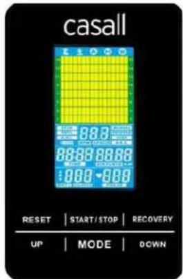 casall E S O D O 8.83 9.00 RESET | START/STOP | RECOVERY UP | MODE | DOWN