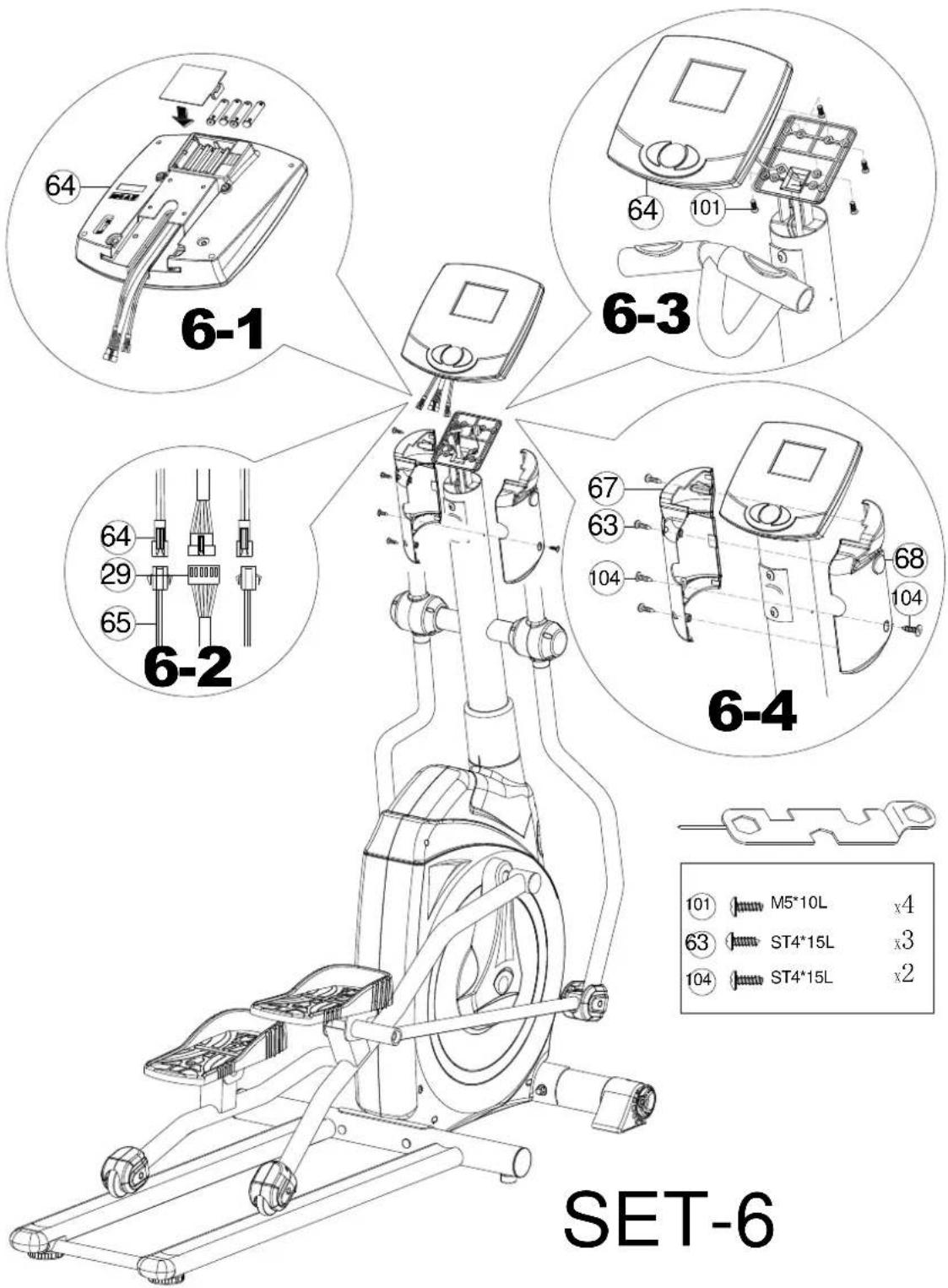 Exerfit 790F - STEG 6 - 1