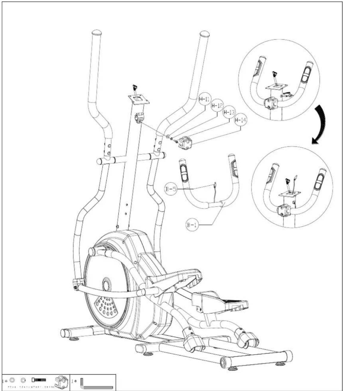 Exerfit 770F - Steg 2 - 3