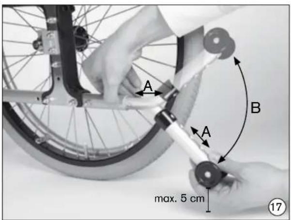 A B A max. 5 cm 17