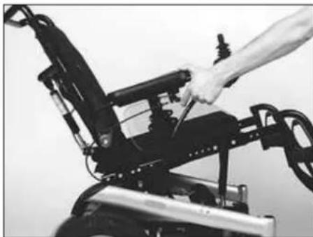 Ottobock B500 Advanced - Att vinkla sitsen bakåt - 1