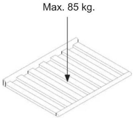 Max. 85 kg.