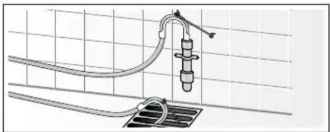 BOSCH WVG30441SN - ■ Avlopp via plaströr med gummimuff eller golvbrunn - 1