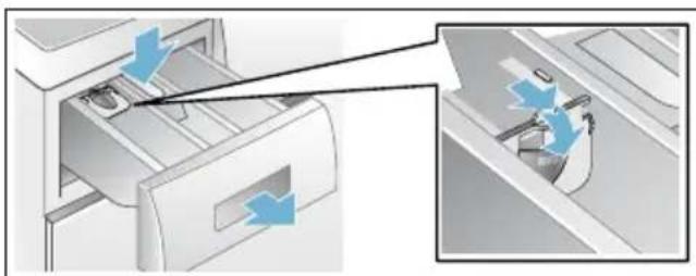 BOSCH WVG30441SN - Mått\* för flytande tvättmedel - 1