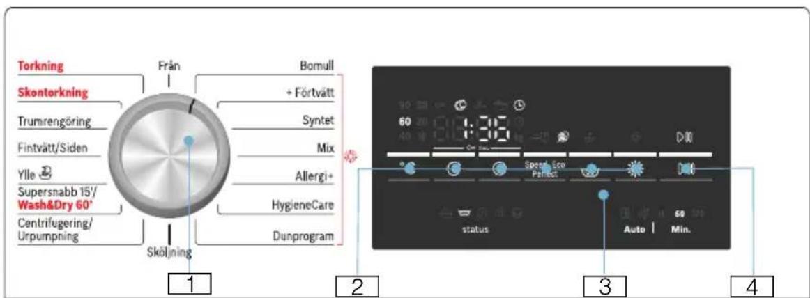 BOSCH WVG30441SN - Kontroller - 1