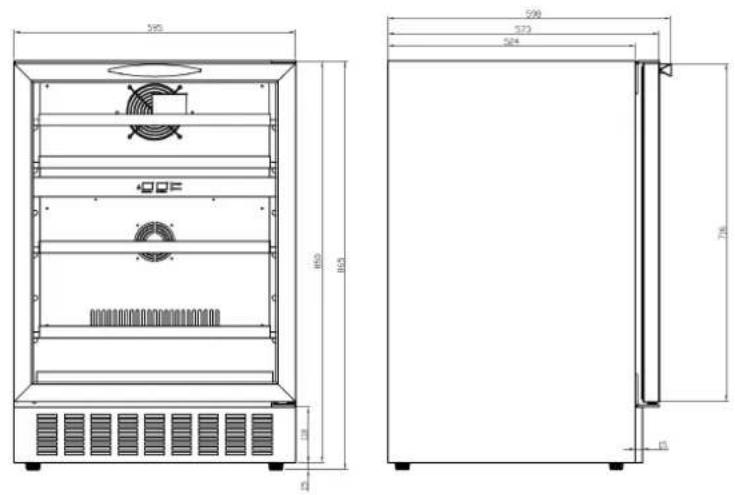 KCC VDK46D - Installationsspecifikationer för inbyggnadssyfte - 3