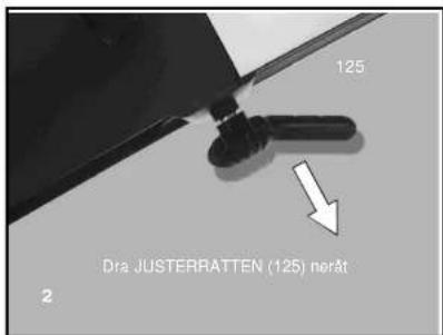 125 Dra JUSTERRATTEN (125) neråt 2