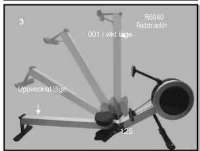 3 001 i vikt läge R6040 Rodmaskin Upovecklat läge 125