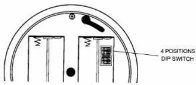 4 POSITIONS DIP SWITCH