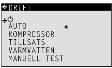 DRIFT AUTO KOMPRESSOR TILLSATS VARMVATTEN MANUELL TEST