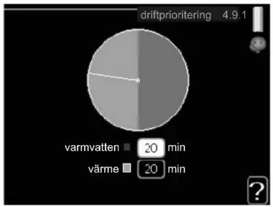 Nibe F1126 - driftprioritering - 1