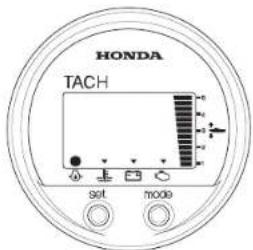 HONDA TACH set mode