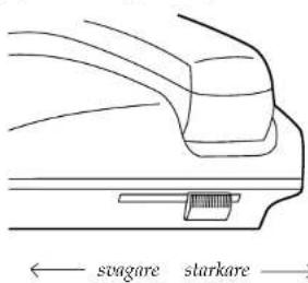 svagare starkare
