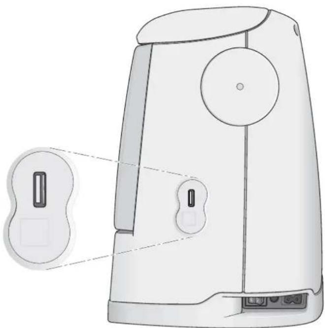 Husqvarna-Viking Designer Topaz 97 - Använda USB Embroidery stick - 1