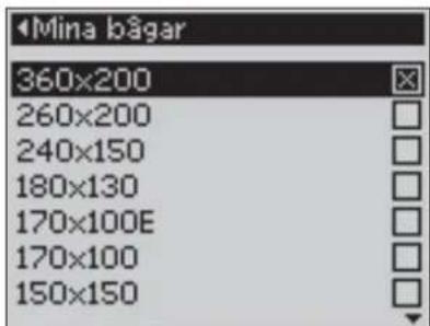 Mina bågar 360x200 260x200 240x150 180x130 170x100E 170x100 150x150