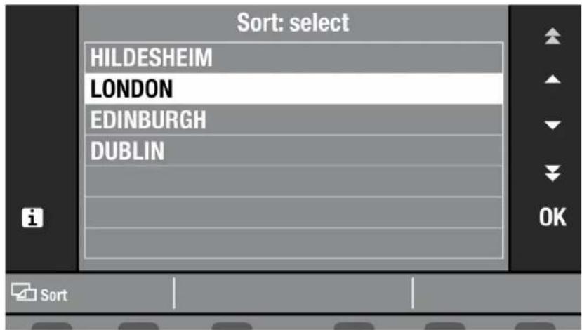 Sort: select HILDESHEIM LONDON EDINBURGH DUBLIN i OK Sort