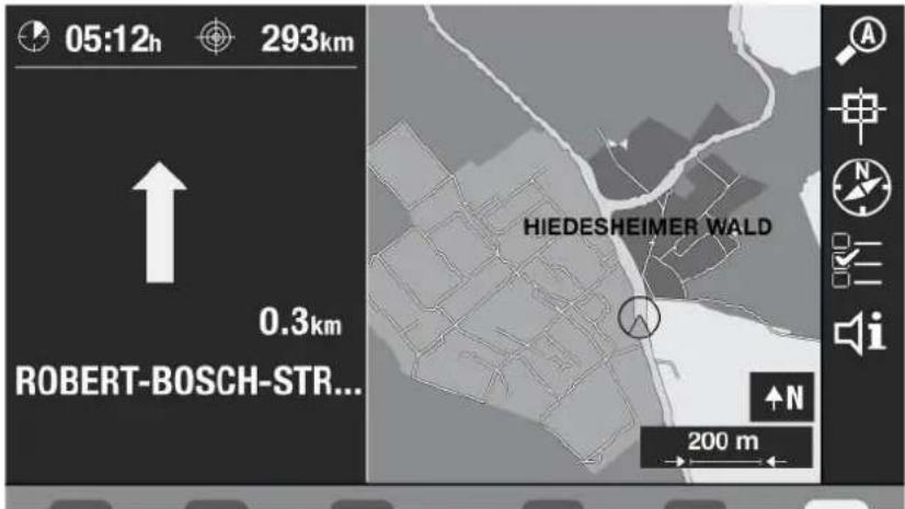 05:12h 293km ↑ 0.3km ROBERT-BOSCH-STR... HIEDESHEIMER WALD 200 m N A 中 N i