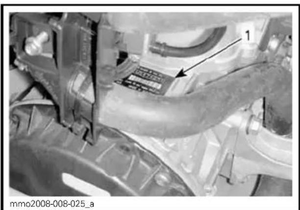 LYNX Xtrim Commander (2012) - Modellnumretsplacering - 2