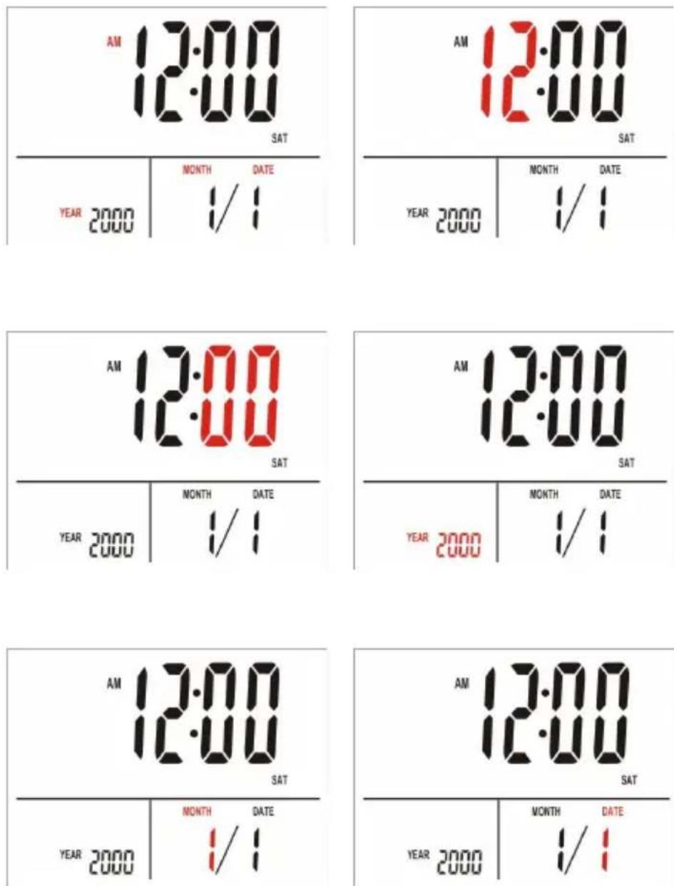 SunRize 390482 - Inställning av Tid &amp; Datum - 1