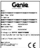 Genie GTH-3007 - Etiketter Och Märkplåtar Som Sitter På Maskinen - 6
