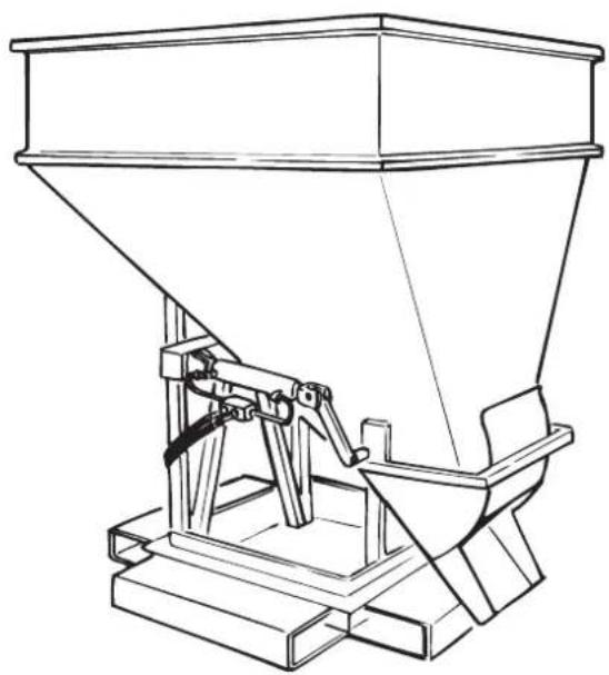 Genie GTH-3007 - ■ SKOPA FÖR BETONG 500 LITER - 1