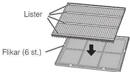 Lister Flikar (6 st.)