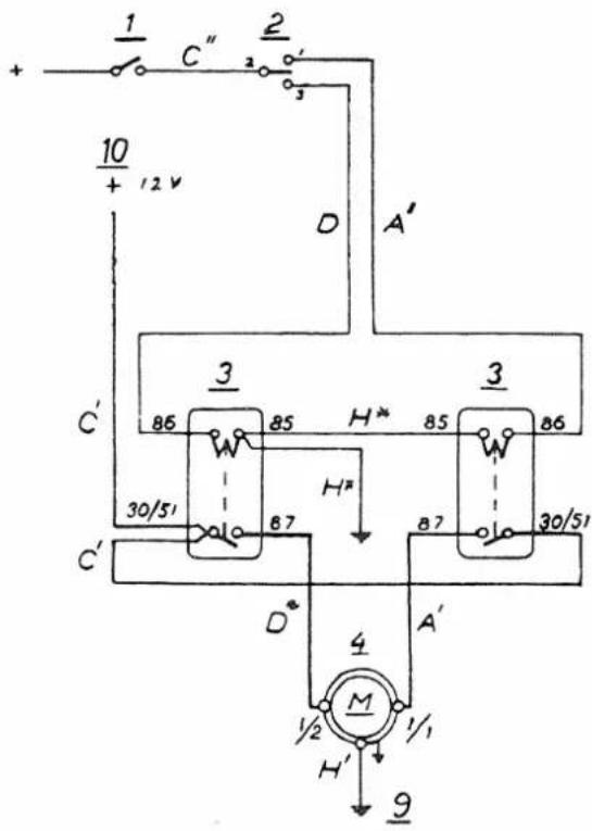 + 1 C" 2 3 10 + 12 v D A' 3 86 85 H* 85 86 30/51 C' 87 H* 87 30/51 D* 4 M ½ H' 9