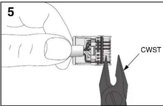 Panduit CJ66UBLY - TERMINATION - 5