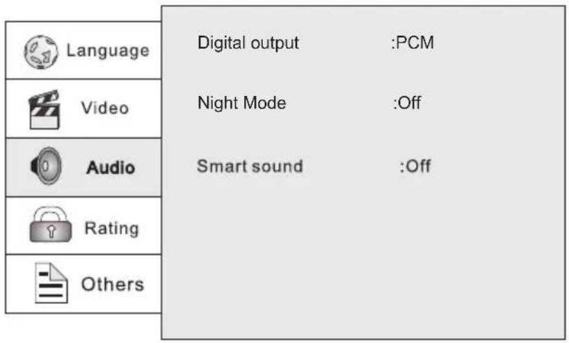 Macrom M-DVD9901 - Audio setup - 1