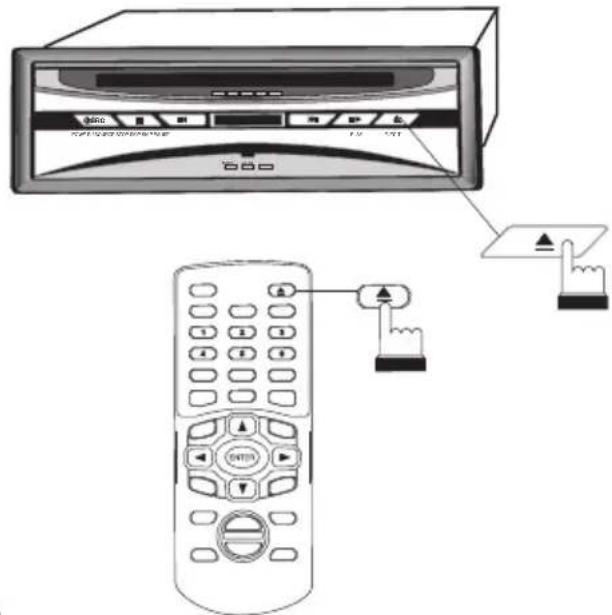 Macrom M-DVD9901 - Unloading disc - 1