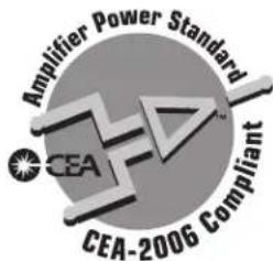 Amplifier Power Standard CEA CEA-2006 Compliant
