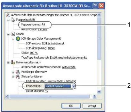 BROTHER HL-3040CW - ■ BR-Script-skrivardrivrutin (endast HL-3070CW) - 1