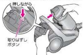 押しながら 取りはずし ボタン