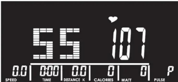 55 101 0.0 | 0:00 | 0.0 | 0 | 0 | P SPEED TIME DISTANCE K CALORIES WAIT PULSE