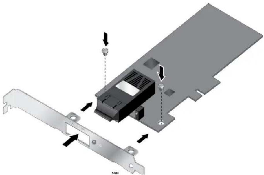 Allied Telesis 2914SP - Replacing the Bracket - 2