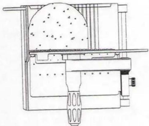 Berkel 834s - Skivning av ändbiten - 1