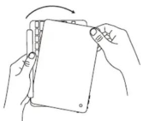 Zagg BZKFHCWHLIT105 - INSERTING/REMOVING YOUR iPAD® - 2