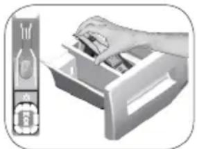 Cylinda FT 5486 - Cleaning the detergent drawer - 1