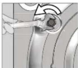 Cylinda FT 5486 - Removing the transportation locks - 1