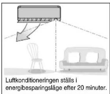 DAIKIN FTXL25G2V1B - Notera angående "Funktionen för komfortabelt luftflöde" - 8