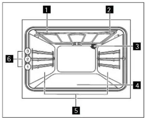 Husqvarna-Electrolux QSG6238 - Ugnens utrustning, övre ugn - 1