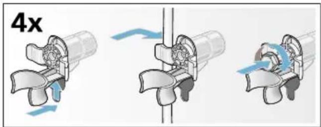 BOSCH HomeProfessional WAY32899SN - Sätt tillbaka transportsäkringarna: - 2
